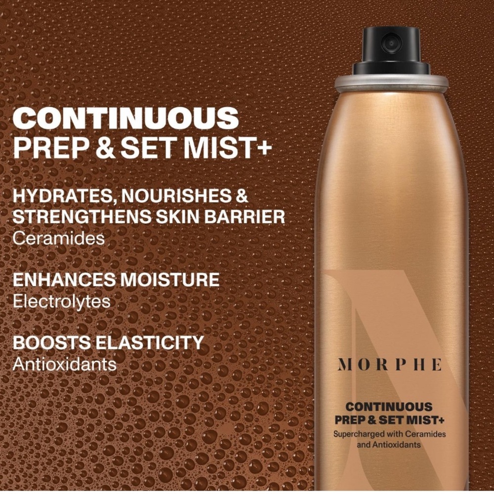 ❤️ 3/$25 Morphe Continuous Prep & Set Setting Mist+ - Picture 3 of 9